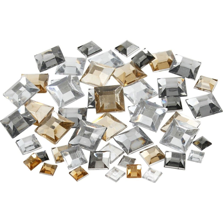 CC Paving Stones Square Silver Harmony 6-12 mm 360 pcs