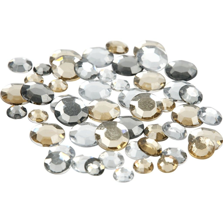 CC Paving Stones Round Silver Harmony 6-12 mm 360 pcs