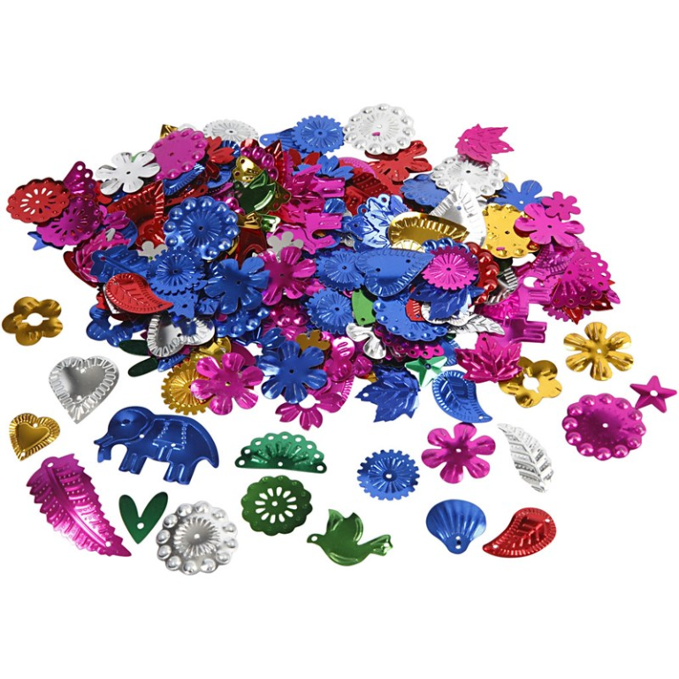 CC Creative Company Sequins Mix Ethnic Bright 15-45 mm 35g