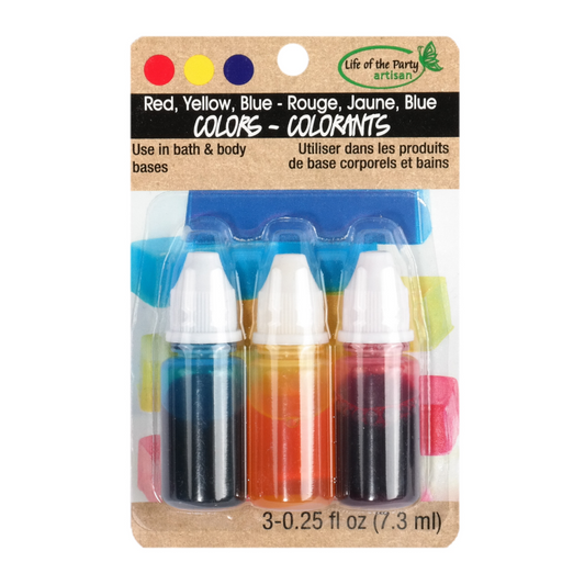 Life of the Party Soap Dye Set 3x0.25 fl oz Primary