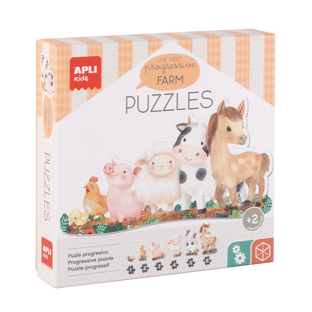 Apli Puzzel Set Mijn Eerste Boerderijdieren