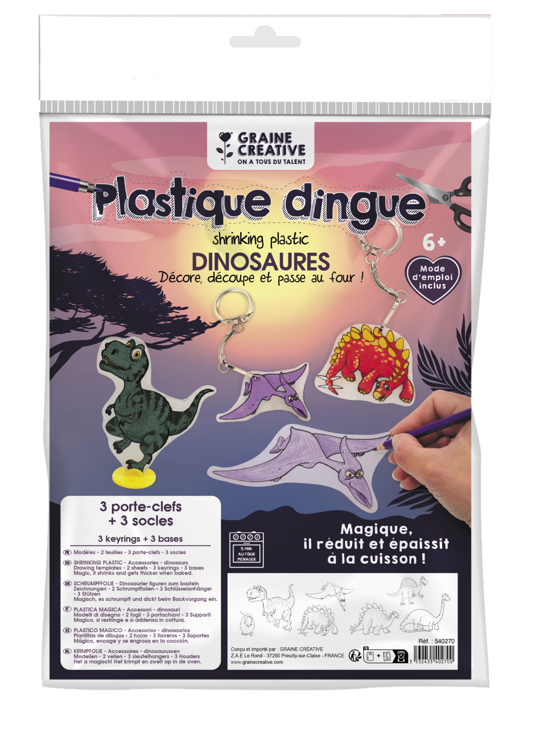 GC Shrink Wrap Dinosaurs Set
