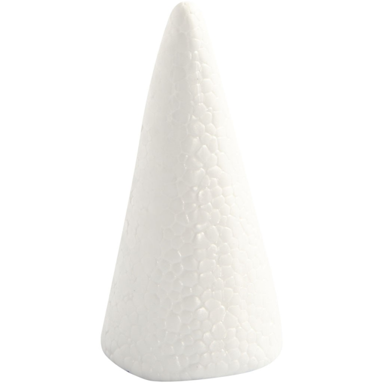 CC Styrofoam Cones h: 11 cm, 5 pieces
