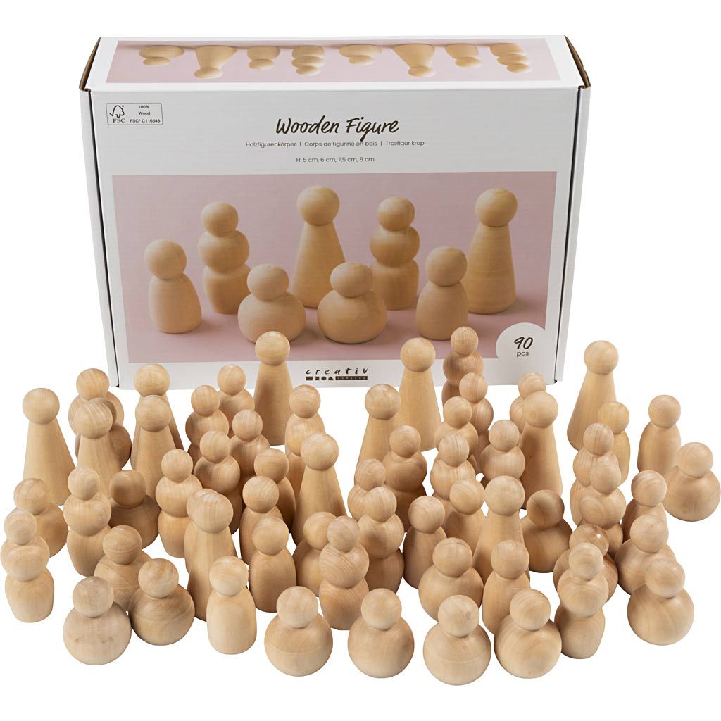 CC Houten Figuur 90 stuk