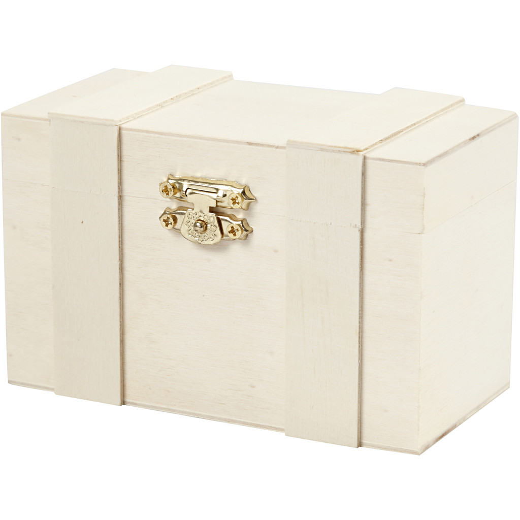 CC Houten Schatkist 12x6x7.5 cm