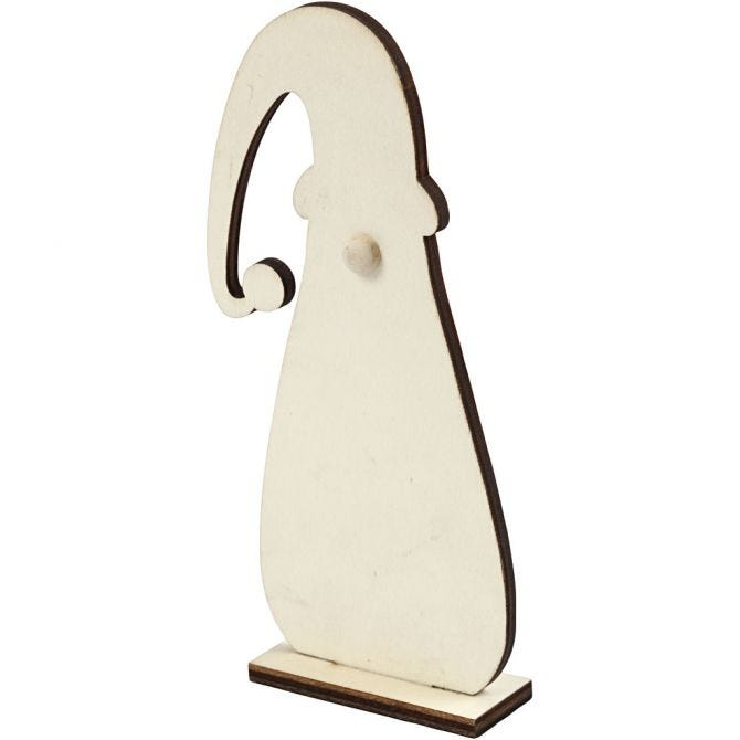 CC Wooden Christmas Gnome 15 cm