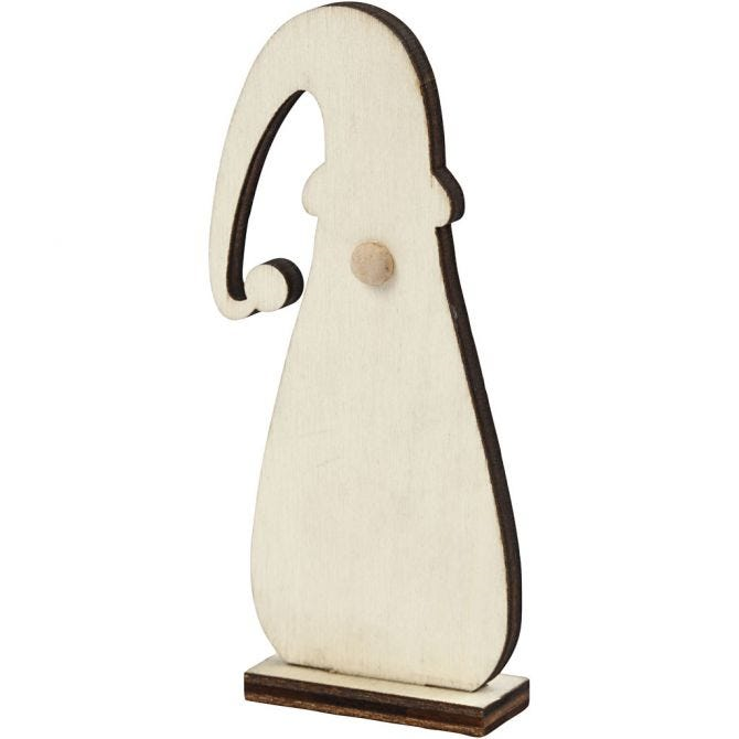 CC Houten Kerstkabouter 10 cm