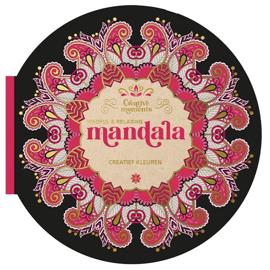 The Lantern Coloring Book Mindful & Relaxing Mandala L: 24 x W: 24 x D: 1.9 cm