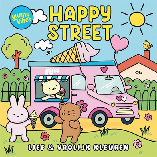 De Lantaarn Malbuch Sunny Vibes - Happy Street L: 25 x B: 15 x T: 0,5 cm