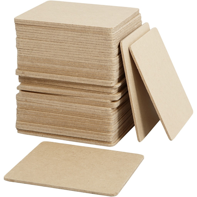 CC MDF Coasters 10x10 cm 50 pieces