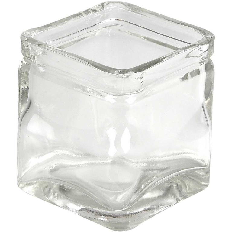 CC Glass Tealight Holder 5.5x5.5 cm 12 pieces