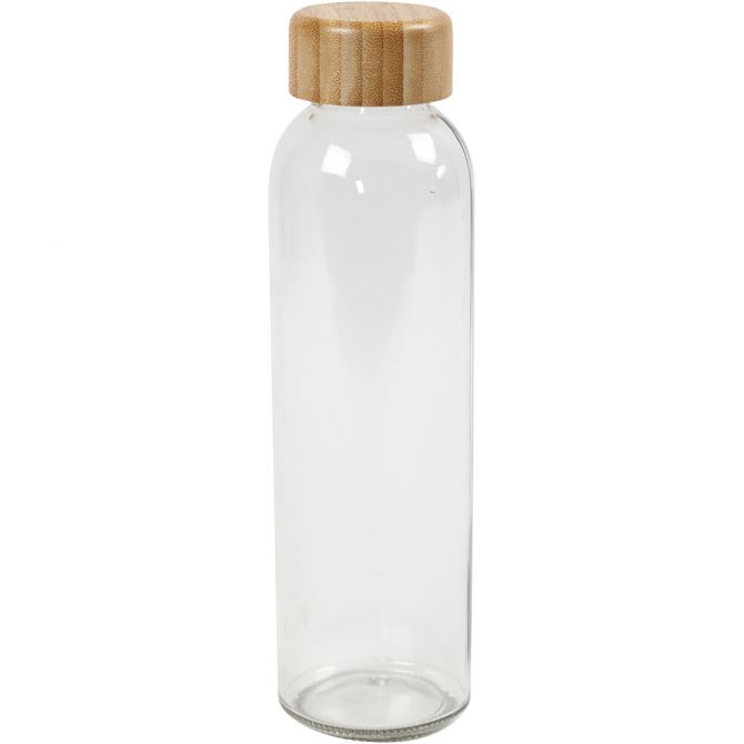 CC Glaswasserflasche 500 ml 22x6,7 cm