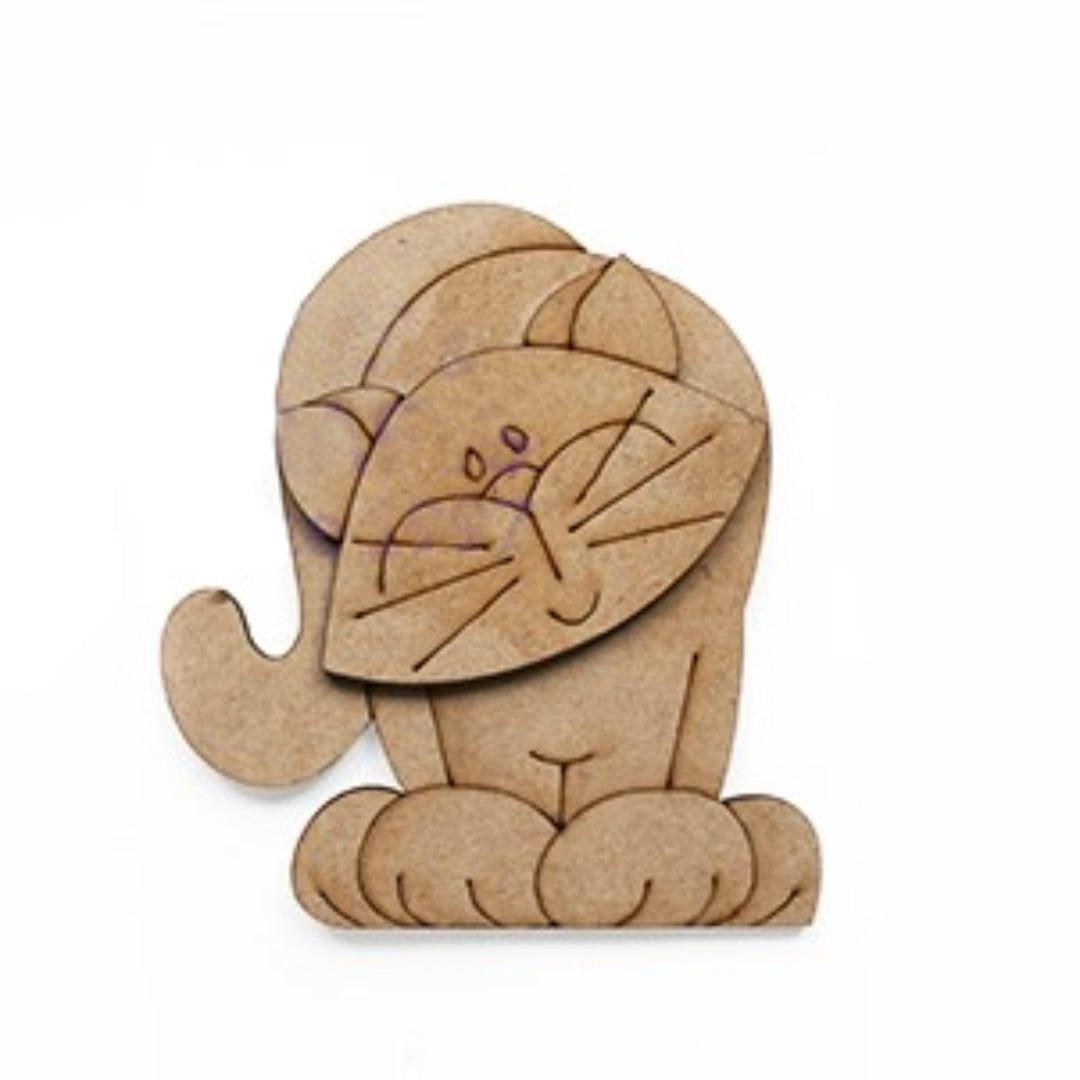 MDF Figur Katze 10 cm