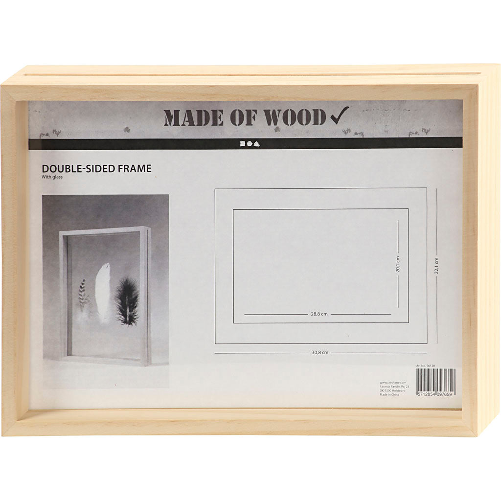 CC Holz-Doppelseitiger Rahmen A4