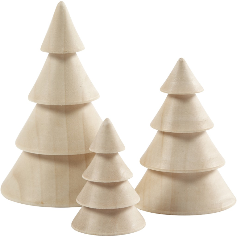 CC Weihnachtsbäume aus Holz