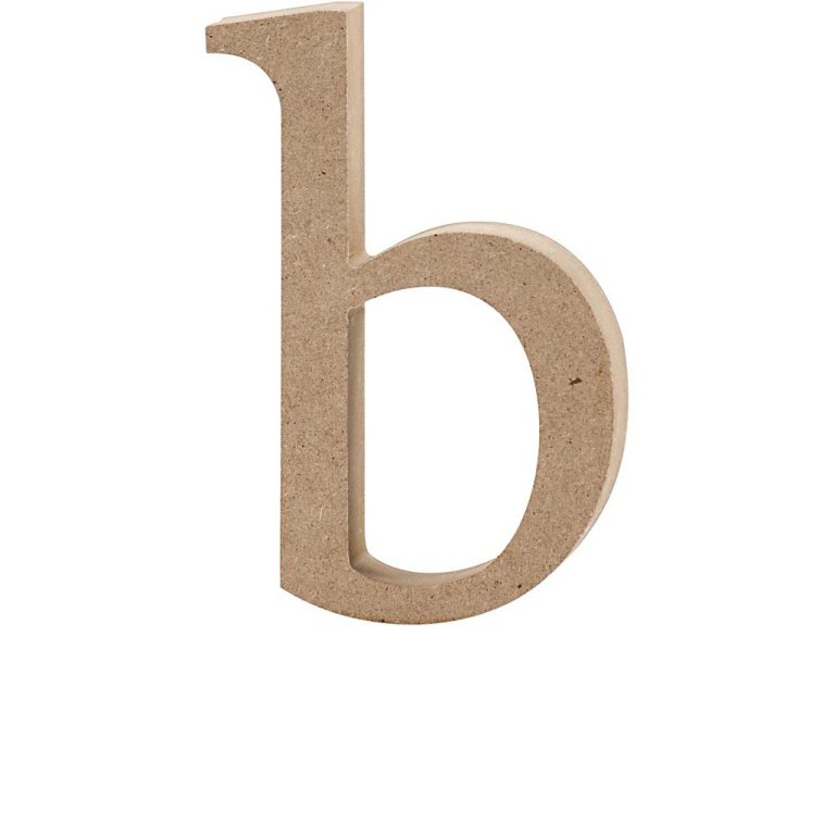 CC MDF Kleine Letter B 8 cm