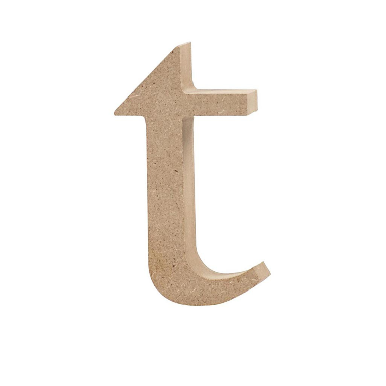 CC MDF Small Letter T 8 cm