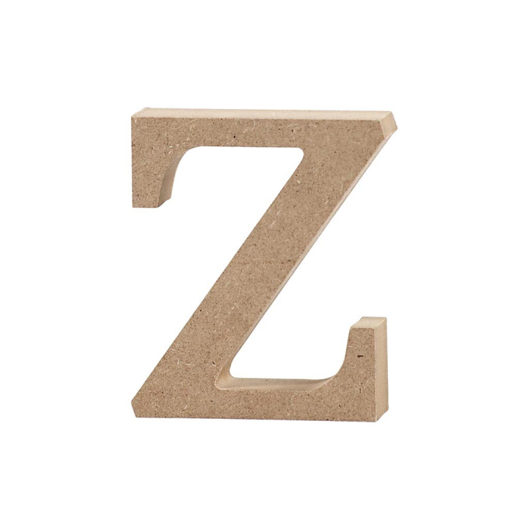 CC MDF Kleinbuchstabe Z 8 cm