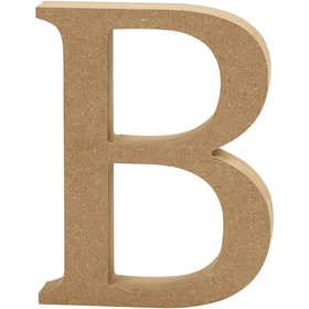 CC MDF Hoofdletter B 13 cm
