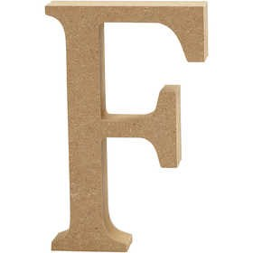 CC MDF Hoofdletter F 13 cm
