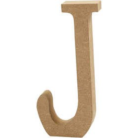 CC MDF Großbuchstabe J 13 cm