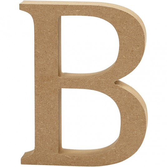 CC MDF Buchstabe B 8 cm