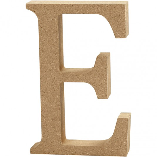 CC MDF Großbuchstabe E 8 cm