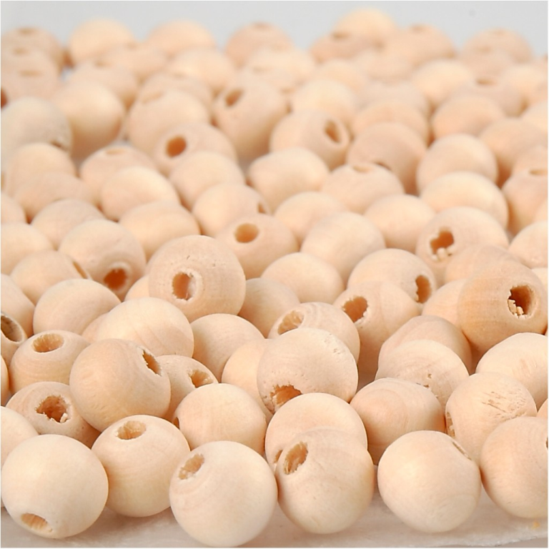 CC Wooden Beads 8 mm 100 pieces
