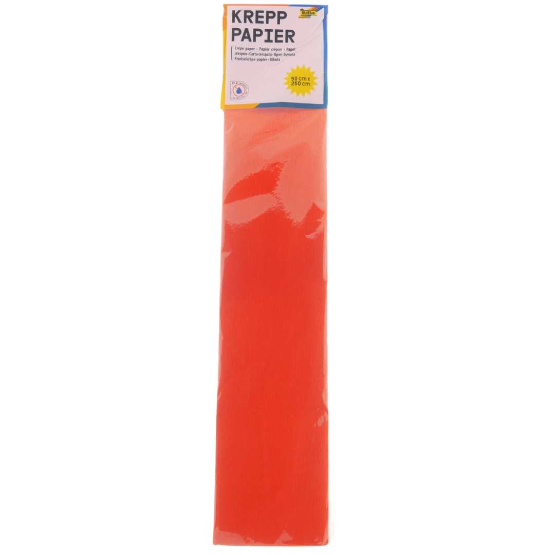 Folia Krepppapier 50x250 cm Hellorange
