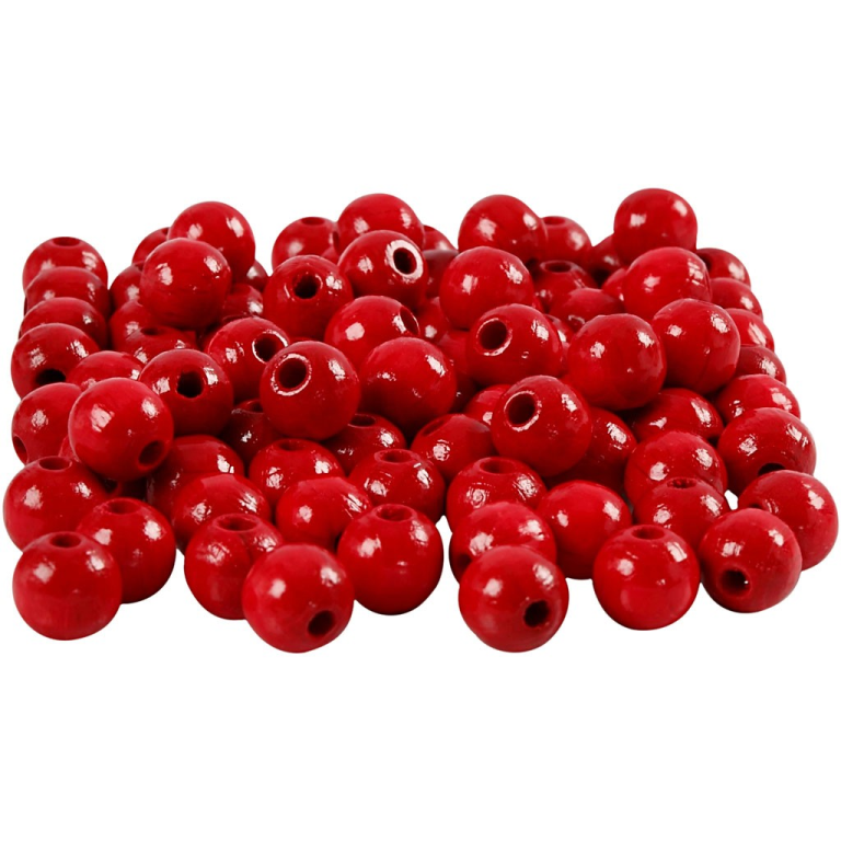CC Holzkugeln 8 mm Rot 100 Stück