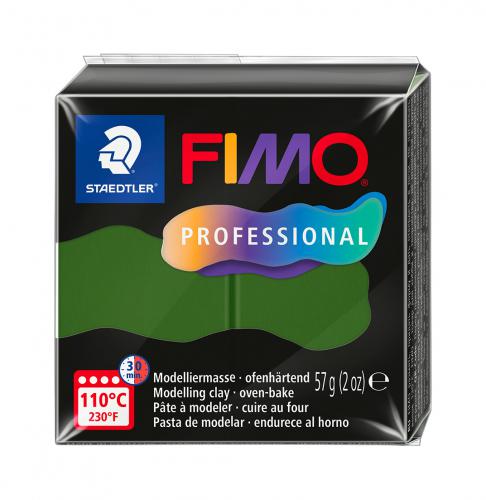 Fimo Professional 57g Bladgroen - Polymeerklei / Boetseerklei
