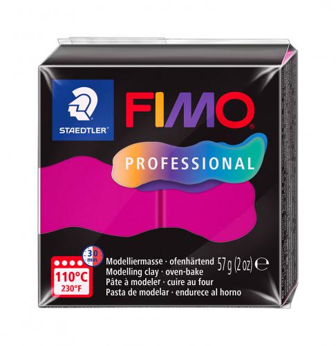 Fimo Professional nr. 210 - Primair Magenta 57g - Polymeerklei / Boetseerklei