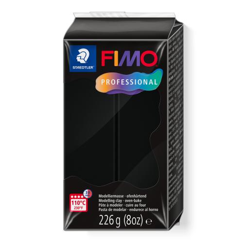 Fimo Professional 226g Zwart - Polymeerklei / Boetseerklei