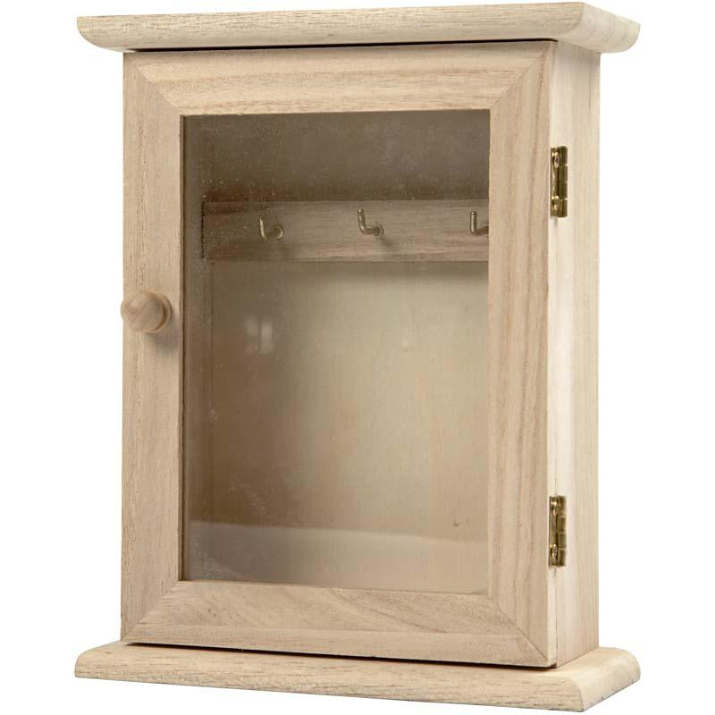 Wooden Key Cabinet 18x14x6 cm