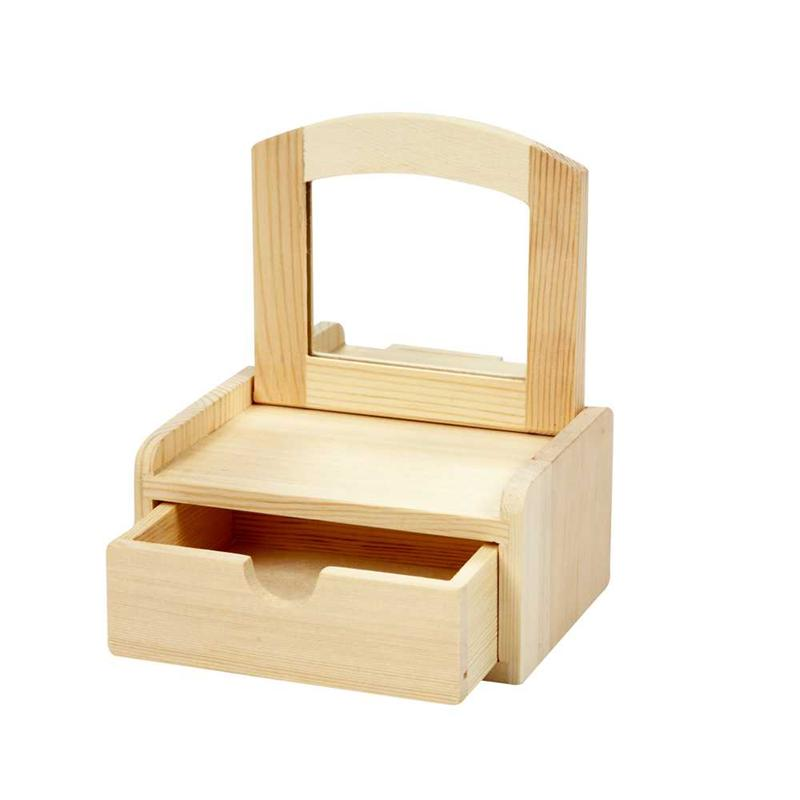 CC Wooden Charging Table 12x10x6.5 cm