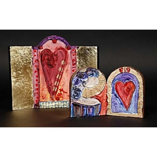 CC Houten Ikoon Tweeluik 11x17 cm