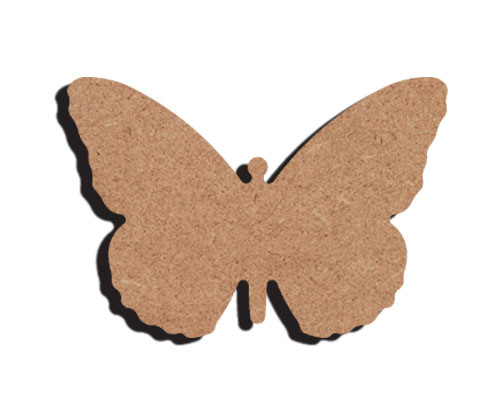 MDF Figuur Vlinder 10 cm