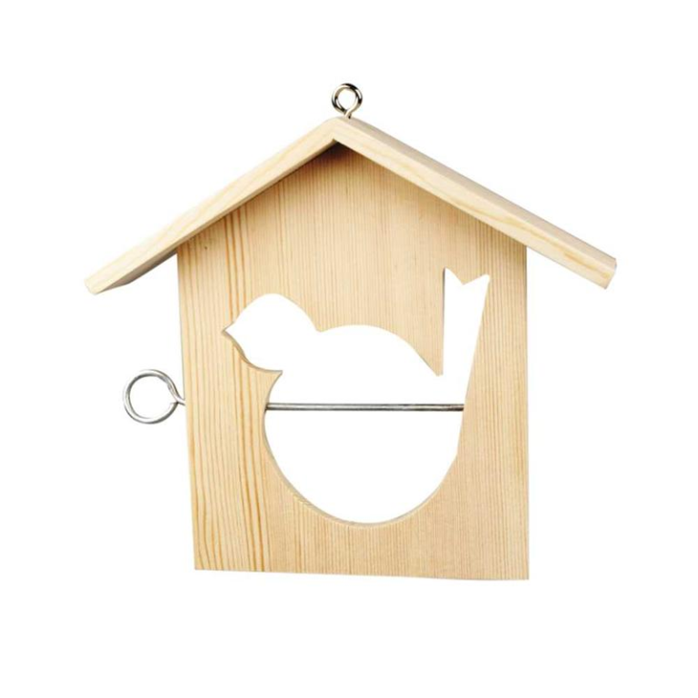 CC Holz-Vogelfutterhaus 19x21 cm