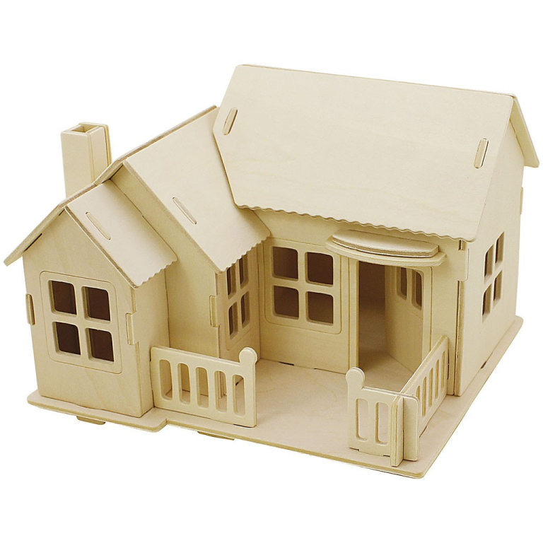 CC 3D Houten Constructie Set Huis