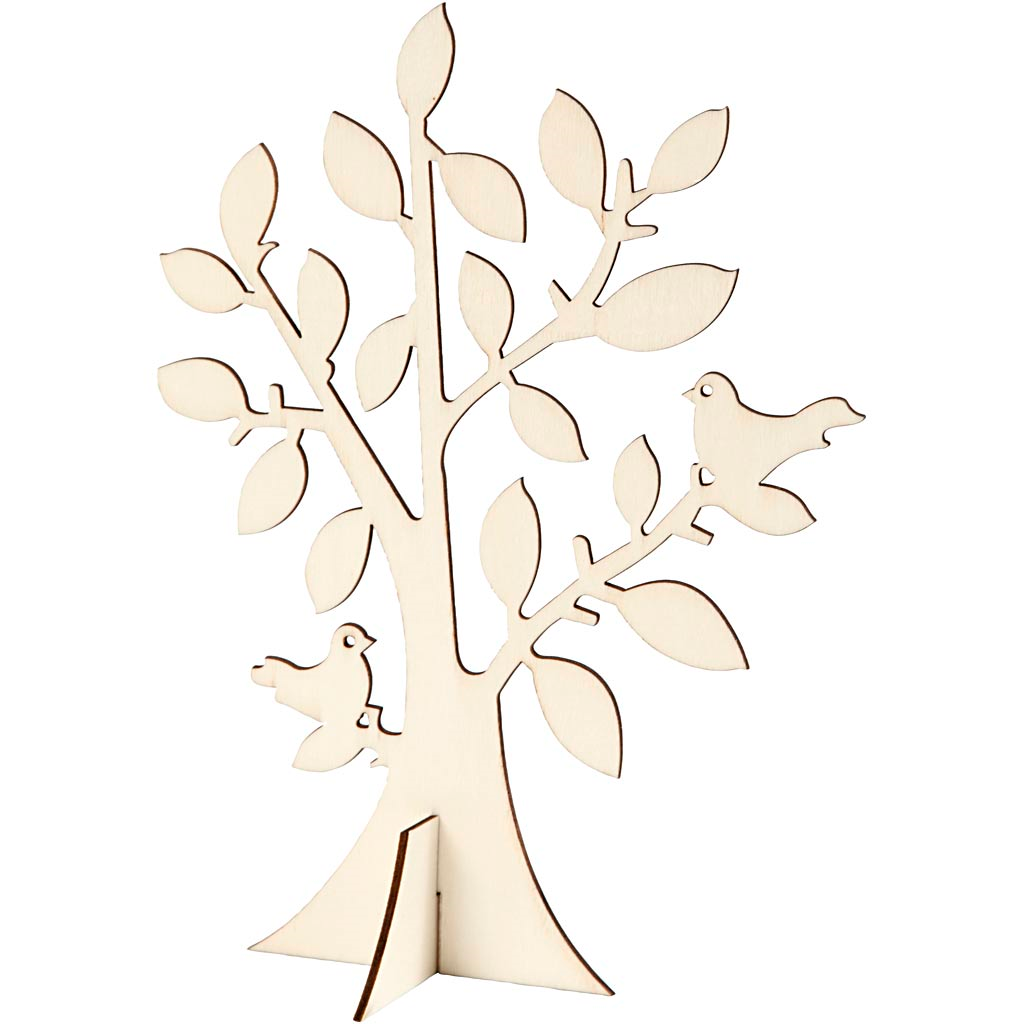 CC Holzbaum auf Fuß 18,4x24 cm