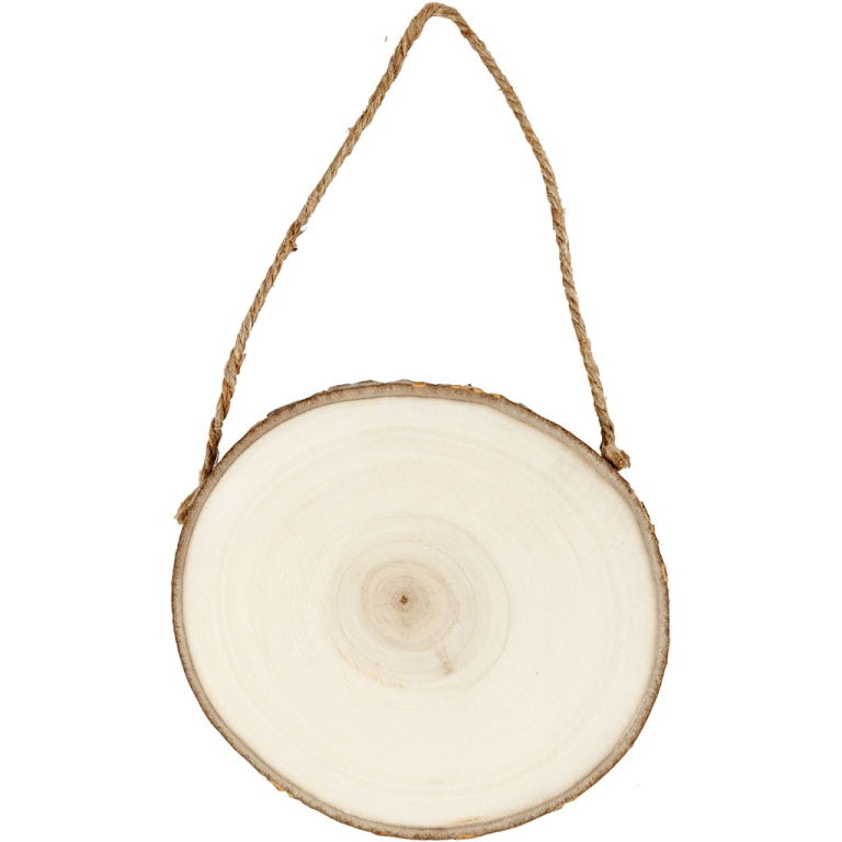 CC Wooden Door Plate Round