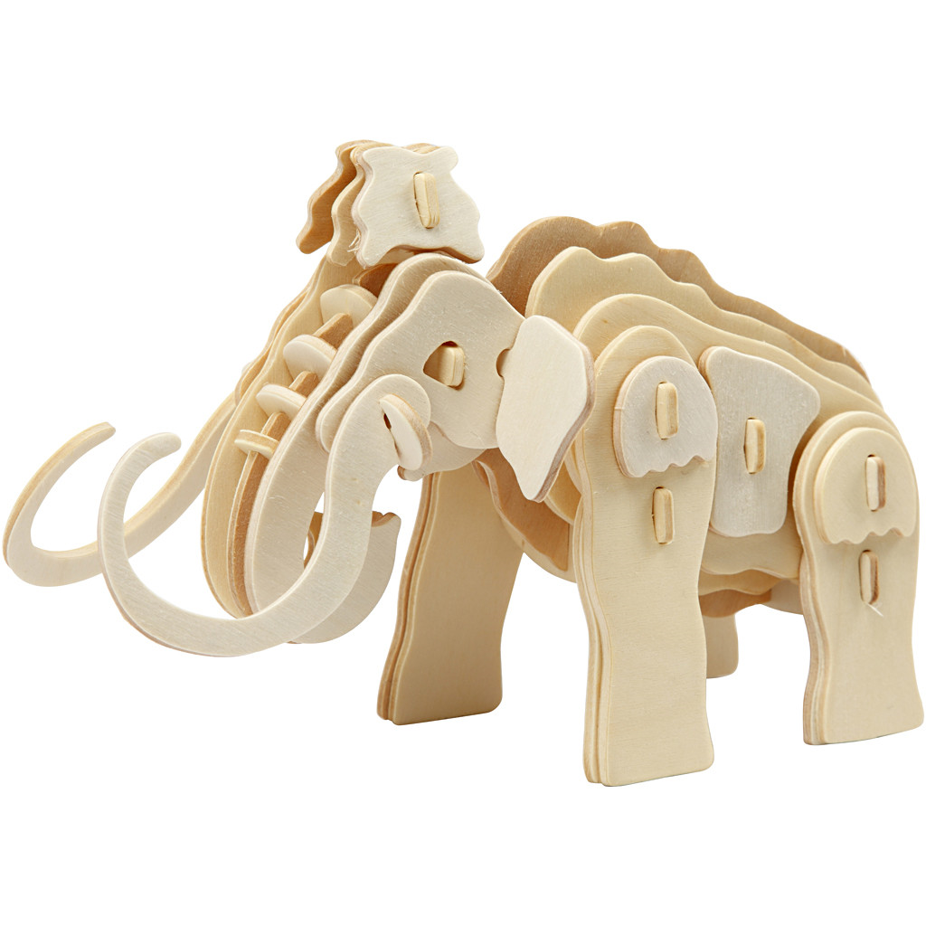 CC Triplex 3D Puzzle Mammoth 19x8.5x11 cm