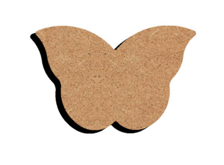 MDF Butterfly Figure 10 cm