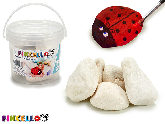 Pincello Stenen 1 kg Wit