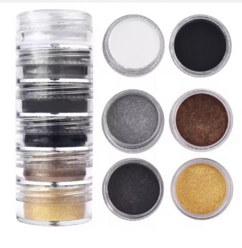 Afwerking Parelmoerpigment Goud-zwart A7 - Polymeerklei / Boetseerklei