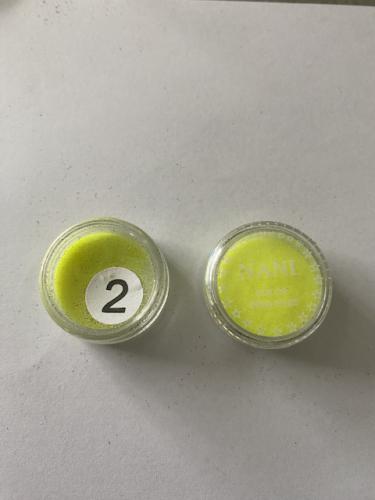 Afwerking Glitter Powder Neon Geel - Polymeerklei / Boetseerklei
