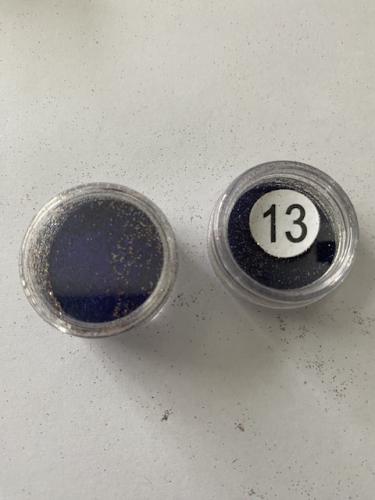 Afwerking Glitter Poeder 13 Dk Paars - Polymeerklei / Boetseerklei