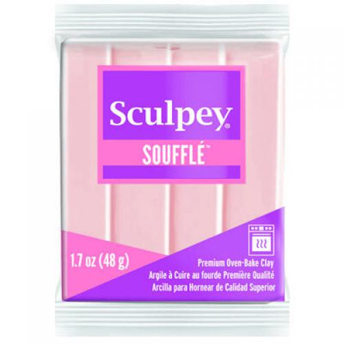 Sculpey Soufflé Almond Rose 6055 - Polymeerklei / Boetseerklei