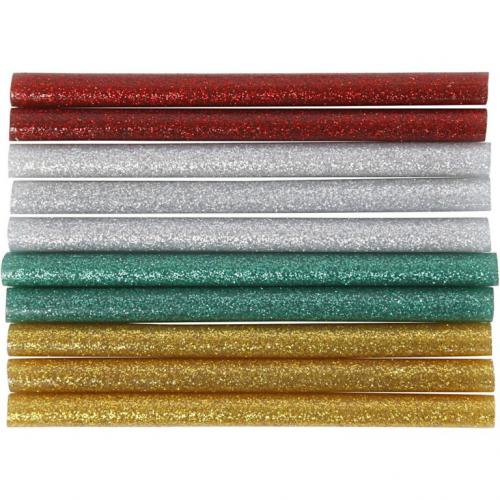 Creativ Company - CC Lijmpistool Vullingen Mini Kerst 4 kleuren l: 10cm d: 7mm | GoedkoopsteHobby