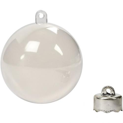 Creativ Company - CC Acryl Ballen 2-delig d:6 cm 8 stuks | GoedkoopsteHobby